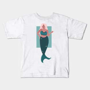 Plus size Mermaid Kids T-Shirt